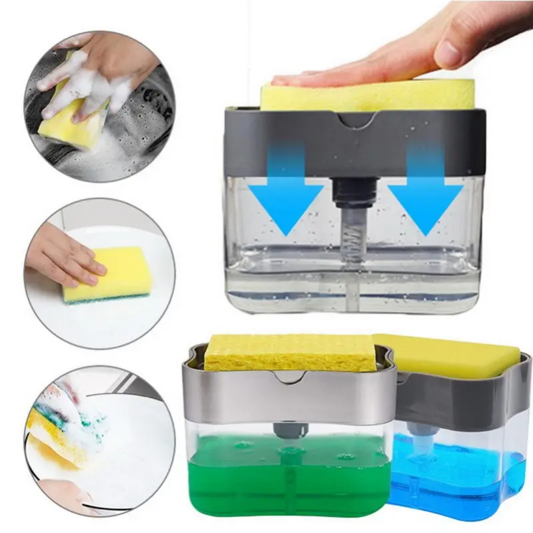Soap Dispenser with Sponge
